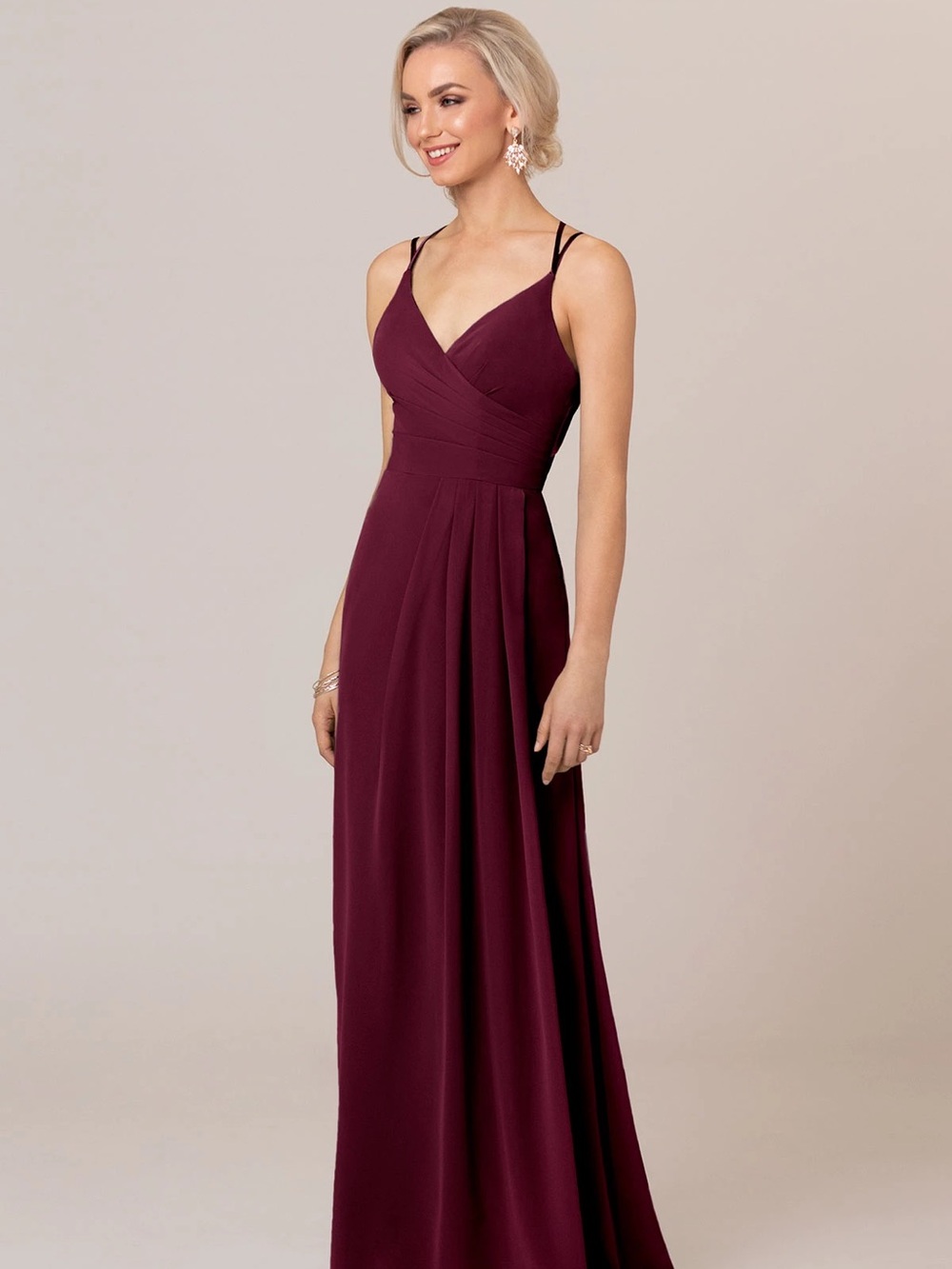 Sorella Vita Bridesmaid dress #9258 Burgandy